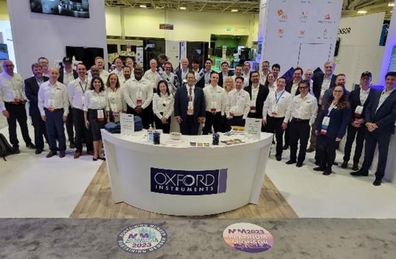 A picture of the Oxford Instruments team at M&M 2023