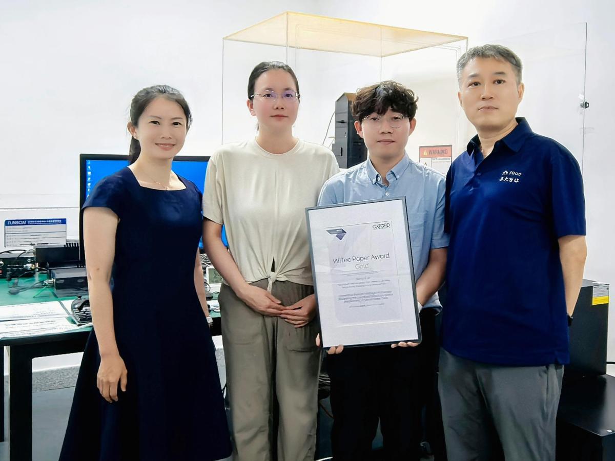 WITec Paper Award 2025 Gold winners