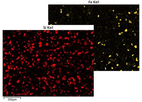 Standard EDS x-ray maps