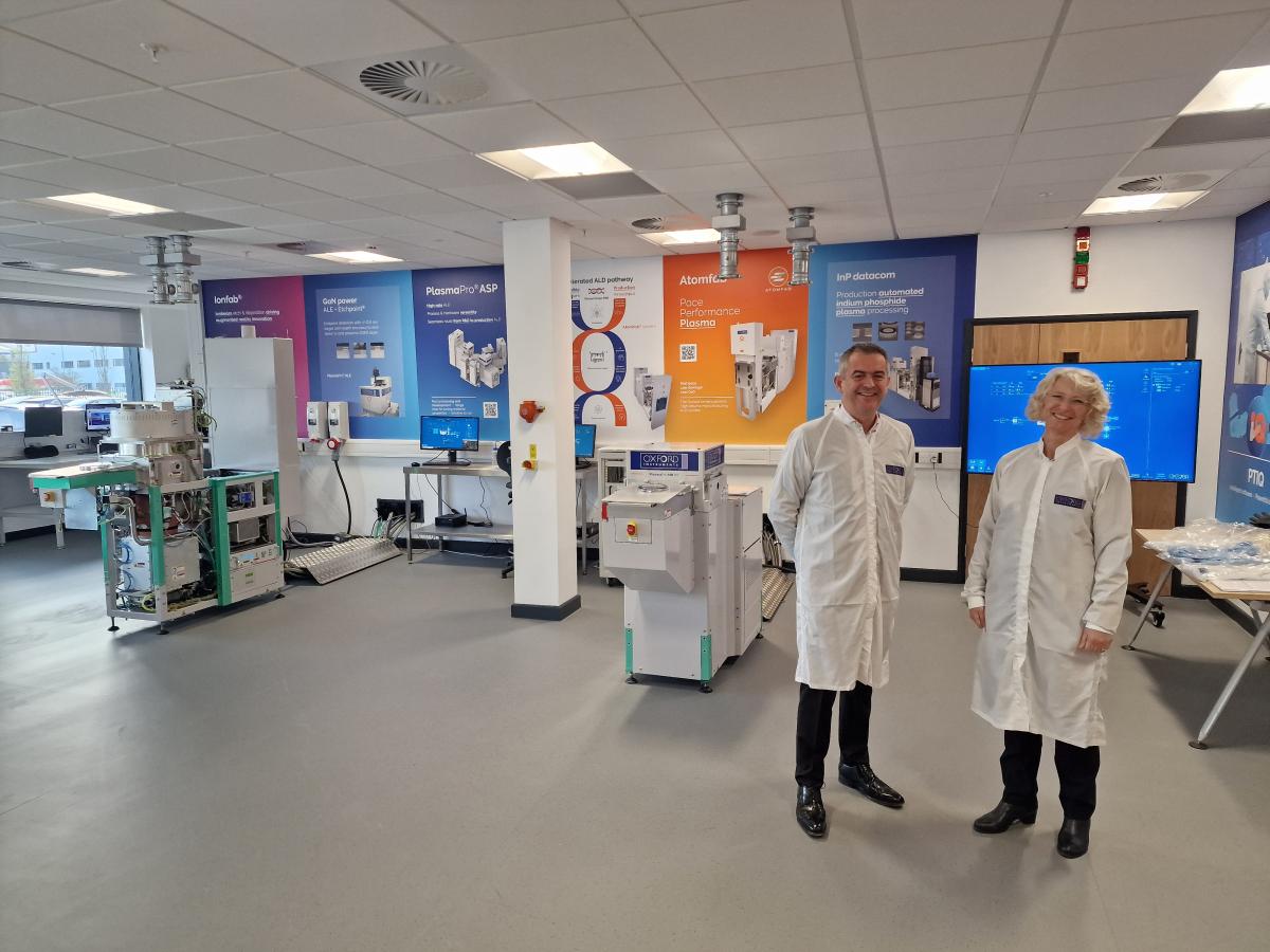 Richard Tyson and Trudi Walker in new Technical Training suite