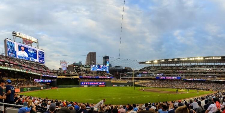 A panorama of Target Field, Minneapolis