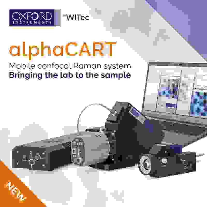 WITec präsentiert alphaCART, ein mobiles konfokales Raman-System