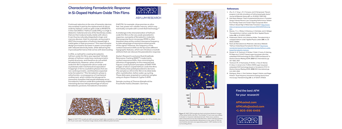 First Two Pages of App Note - Ferroelectric Hafnium Oxide