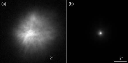 Comparison of stellar object imaging.