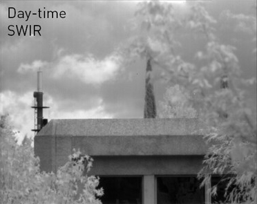 An uncooled C-RED 3 camera with a 70-200 mm tele-objective is used for a surveillance application.