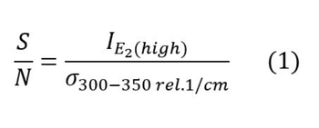 Formula 1: Signal-to-noise ratio