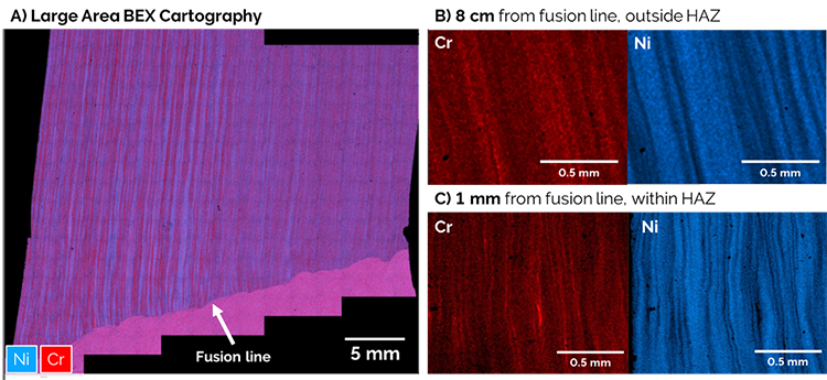 Large Area BEX mapping