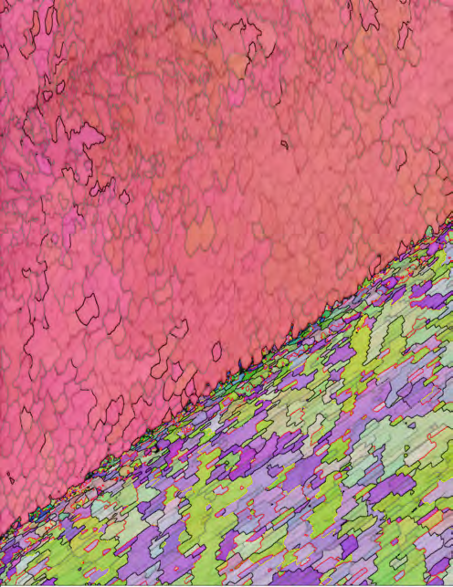 Fig. 4a. Pattern quality map from Area 2