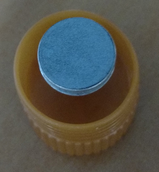 Fig. 1 – Typical sample stub for powder analysis