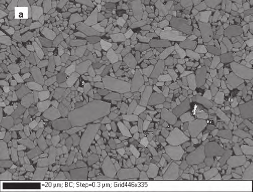 Figure 1(b): Typical alumina EBSD pattern