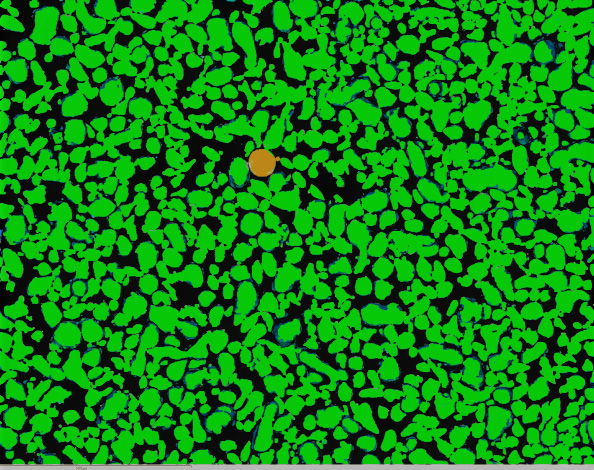Fig. 4 – Classified distribution of contaminant particles from the Al powder sample showing alloy type counts