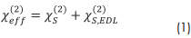 Principles of sum-frequency spectroscopy - equation 1