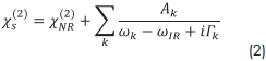 Principles of sum-frequency spectroscopy equation 2