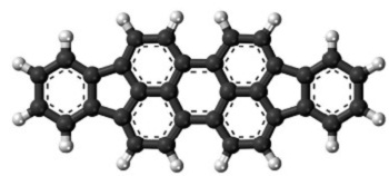 Structure of diindenoperylene (DIP)