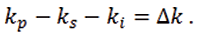  Due to chromatic dispersion, a phase-mismatch occurs in waveguided PDC processes