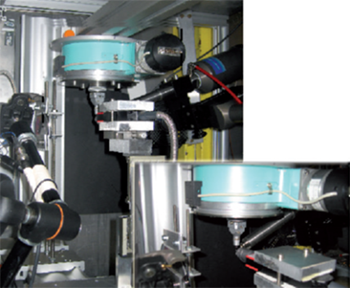 Schematic of the experimental setup used at the beamline